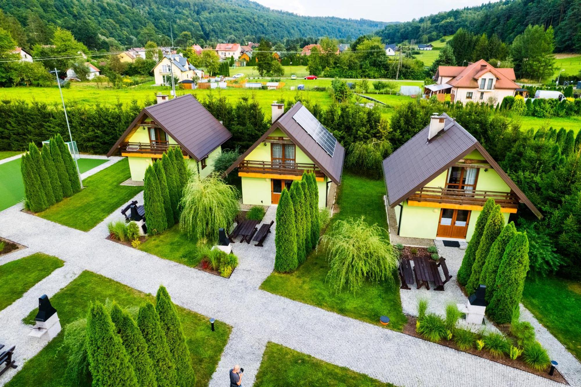 Caloroczne Domki W Bieszczadach "The Willows" Laczki Экстерьер фото