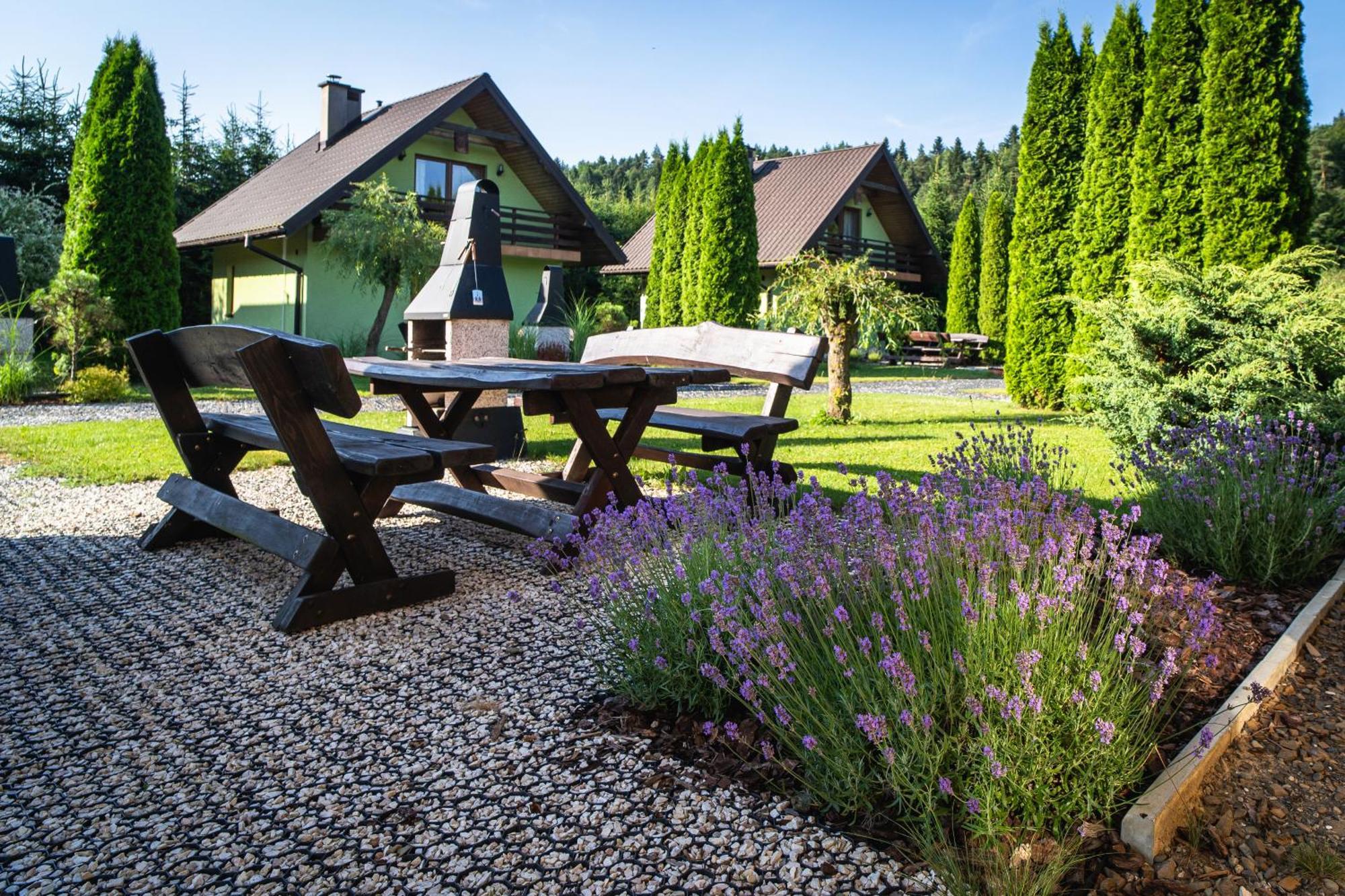 Caloroczne Domki W Bieszczadach "The Willows" Laczki Экстерьер фото